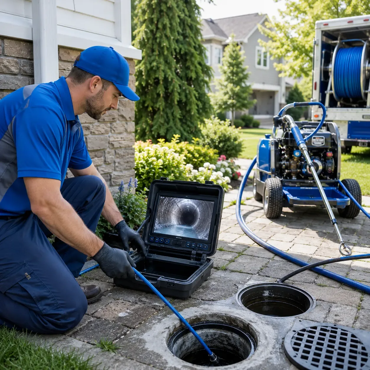 Outdoor drain cleaning professionals serving Charlottesville, IN